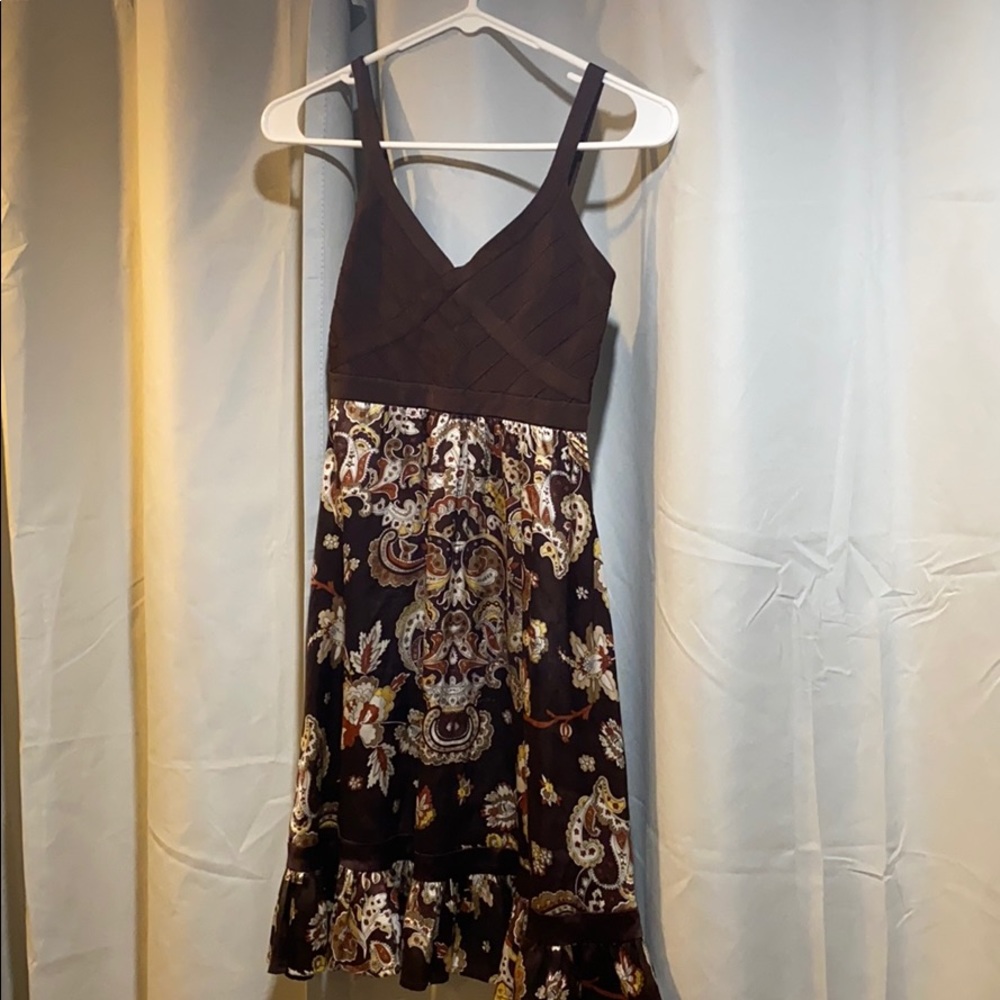 BEBE Tan Dress- Size Small